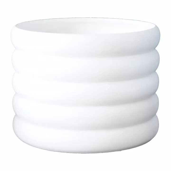 Mud kruka vit Ø 20cm