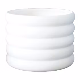 Mud kruka vit Ø 20cm