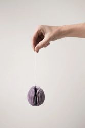 Påskdekoration Ovoid large purple
