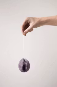 Påskdekoration Ovoid large purple
