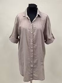 Linneskjorta Delia- Taupe
