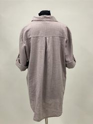 Linneskjorta Delia- Taupe