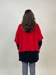 NESSA510 PONCHOTRÖJA Röd