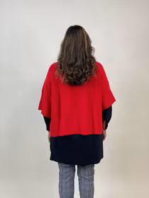 NESSA510 PONCHOTRÖJA Röd
