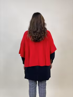 NESSA510 PONCHOTRÖJA Röd