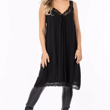 EMMA SINGLET DRESS BLACK