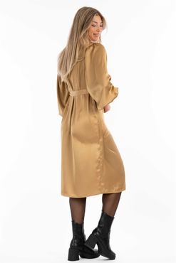 OPHELIA DRESS AMBER GOLD