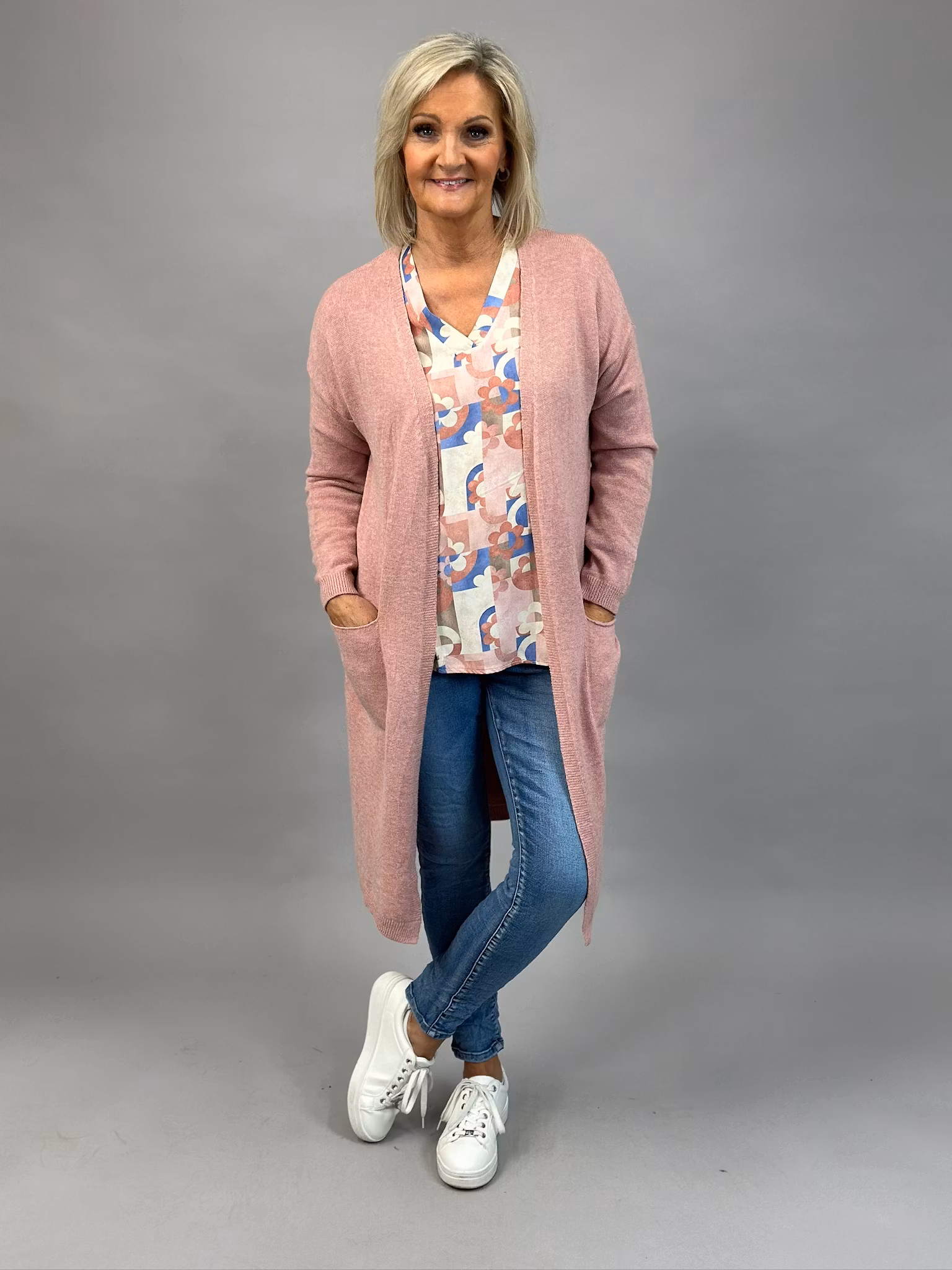 MILLA525 STICKAD KOFTA ROSA