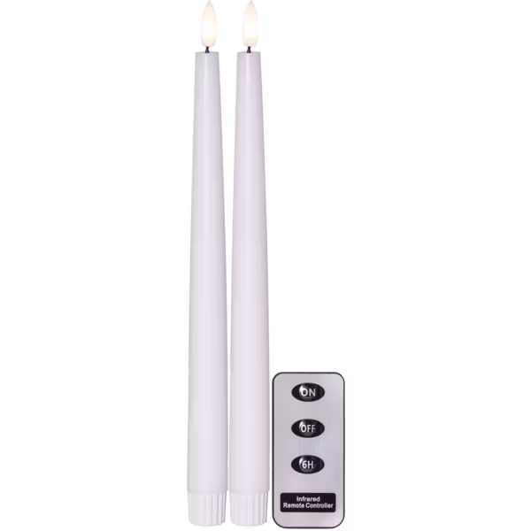 LED ANTIKLJUS 2-PACK FLAMME SLIM