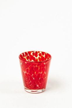 Milano glas röd