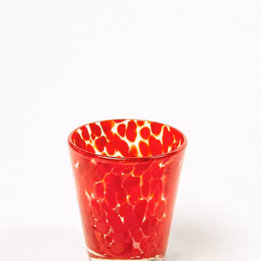 Milano glas röd