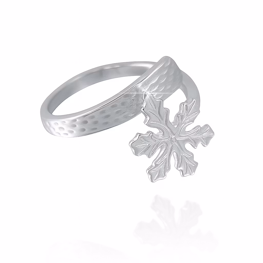 Snöstjärna silverring