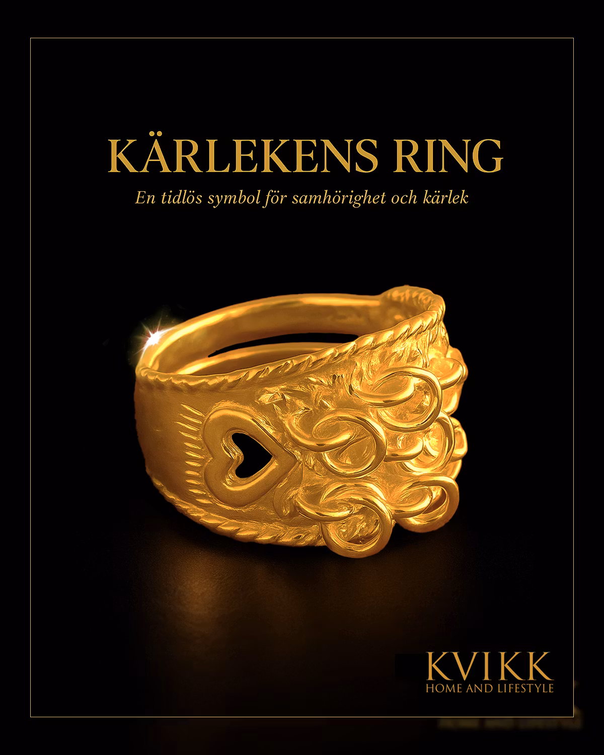 Kärlekens ring 18K beställningsvara
