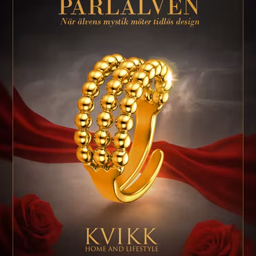 Pärlälven ring 18 K Beställningsvara