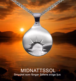 Midnattssol halssmycke Stor