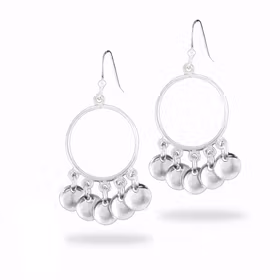 Sålbbå Örhänge  20 mm silver