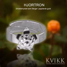 Hjortron silverring