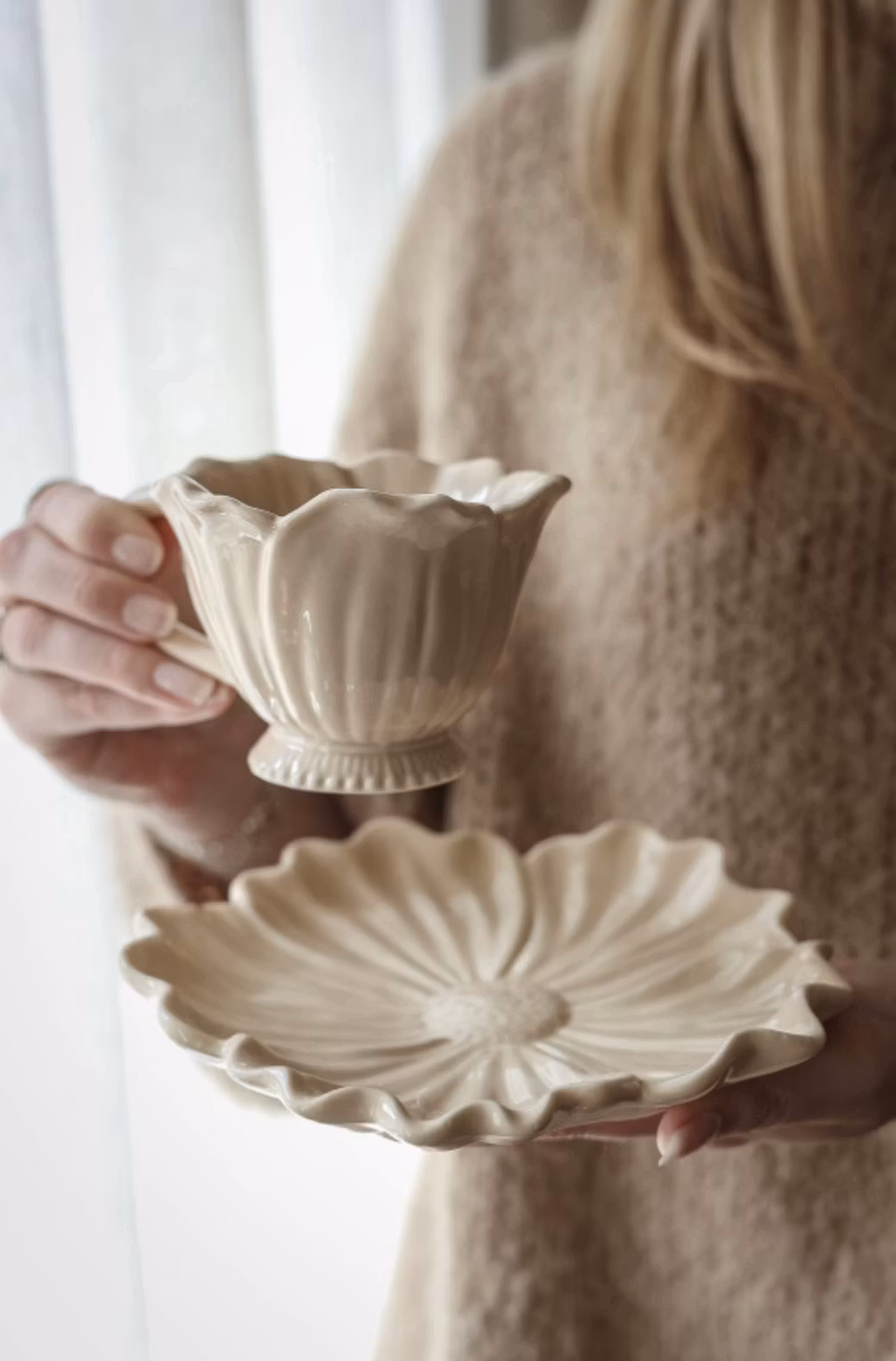 Majas Blomstra mugg sand