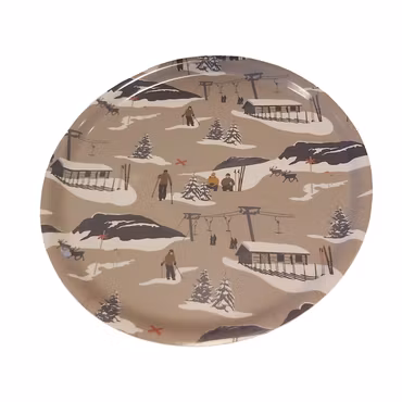Vintervaara bricka – Fjälliv 31 cm x