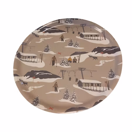 Vintervaara bricka – Fjälliv 31 cm x