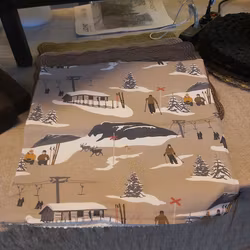 Vintervaara kuddfodral – beige 47 × 47 cm