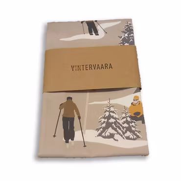 Vintervaara kökshandduk – beige 44 × 62 cm