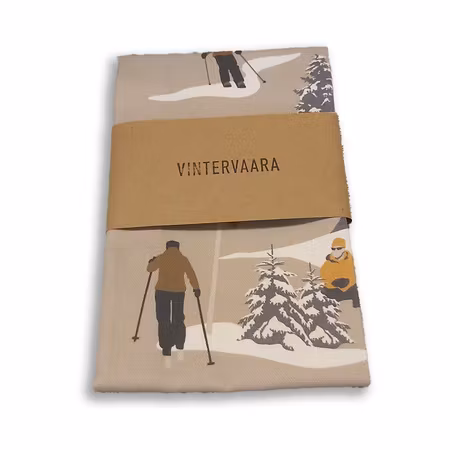 Vintervaara kökshandduk – beige 44 × 62 cm