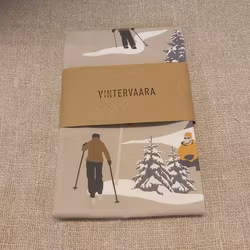 Vintervaara kökshandduk – beige 44 × 62 cm