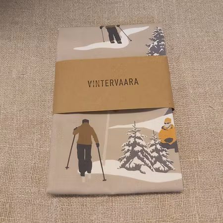 Vintervaara kökshandduk – beige 44 × 62 cm