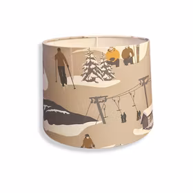 Vintervaara lampskärm – beige Ø 25 cm