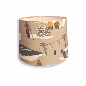 Vintervaara lampskärm – beige Ø 25 cm