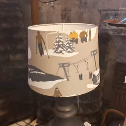 Vintervaara lampskärm – beige Ø 25 cm