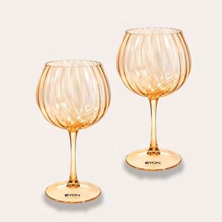 BYON Vinglas Opacity Peach– 2-pack, 47 cl
