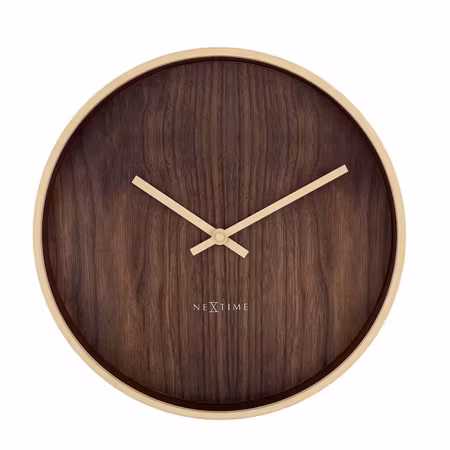 Väggklocka Oslo Brun – NeXtime