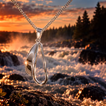 Kukkolaforsen i 925 silver