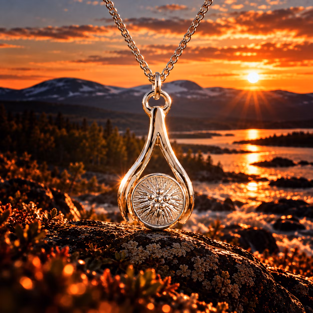 Jierttá i 925 silver
