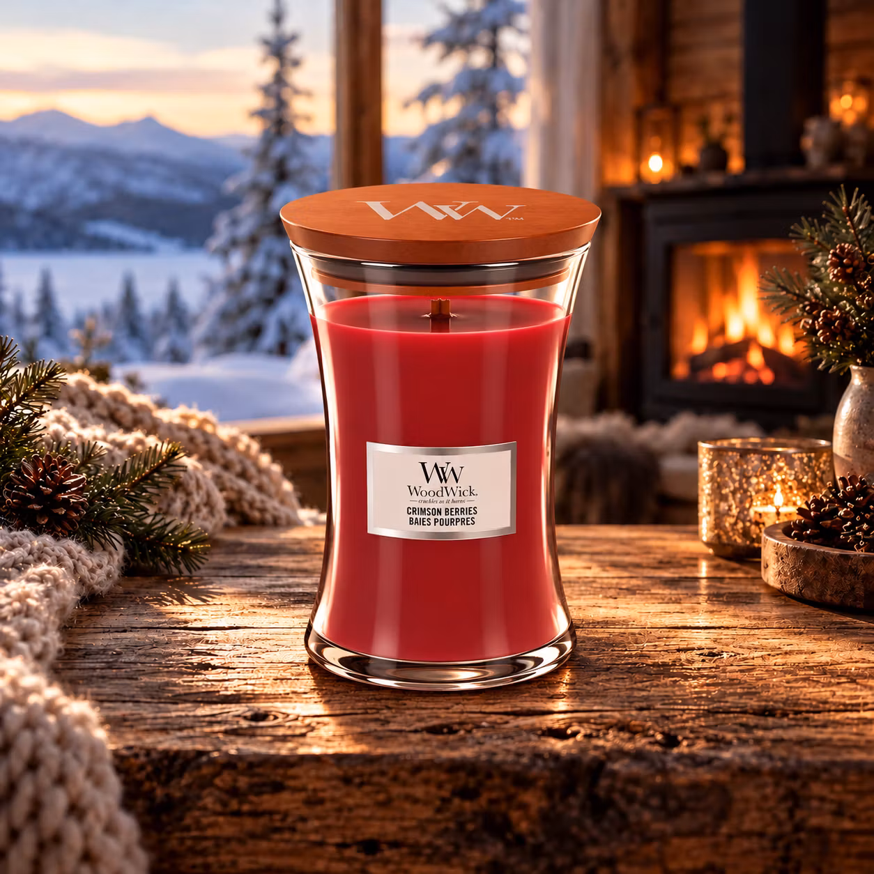 WoodWick Crimson Berries - Large