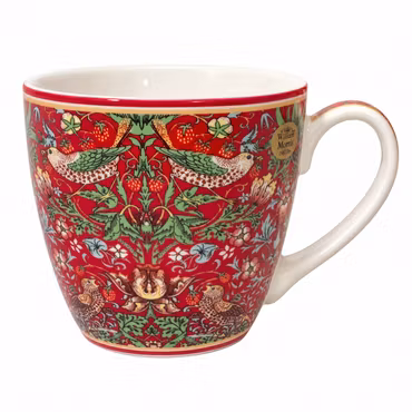 Jumbokopp Strawberry Red New William Morris