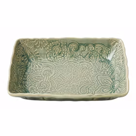 SMALL GRATINDISH, ANTIQUE