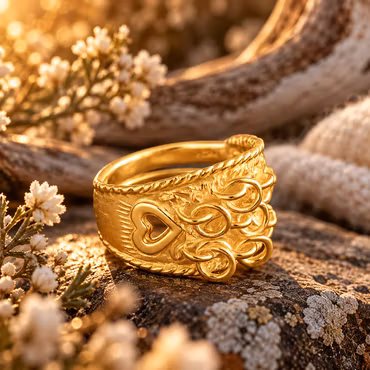 Kärlekens ring 18K beställningsvara