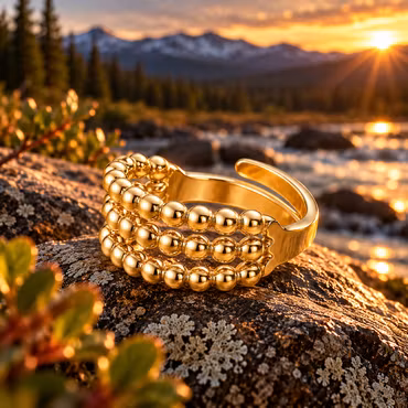 Pärlälven ring 18 K Beställningsvara