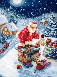 Broderikit Tavla Santa Claus