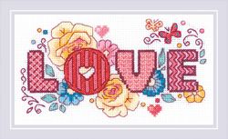 Broderikit Tavla LOVE