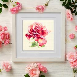 Broderikit Tavla En vacker Ros