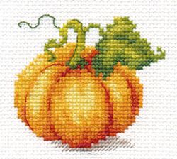 Broderikit Tavla Pumpa höst brodera korsstygn