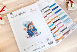 Broderikit Tavla Mus Julmus Roliga djur Brodera korsstygn