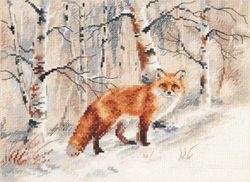 Broderikit Tavla Räv