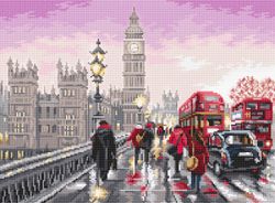 Broderikit Tavla Westminster Bridge