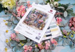Broderikit Tavla Shop Flowers - Blomster shop
