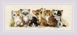 Broderikit Tavla Kittens - Kattungar